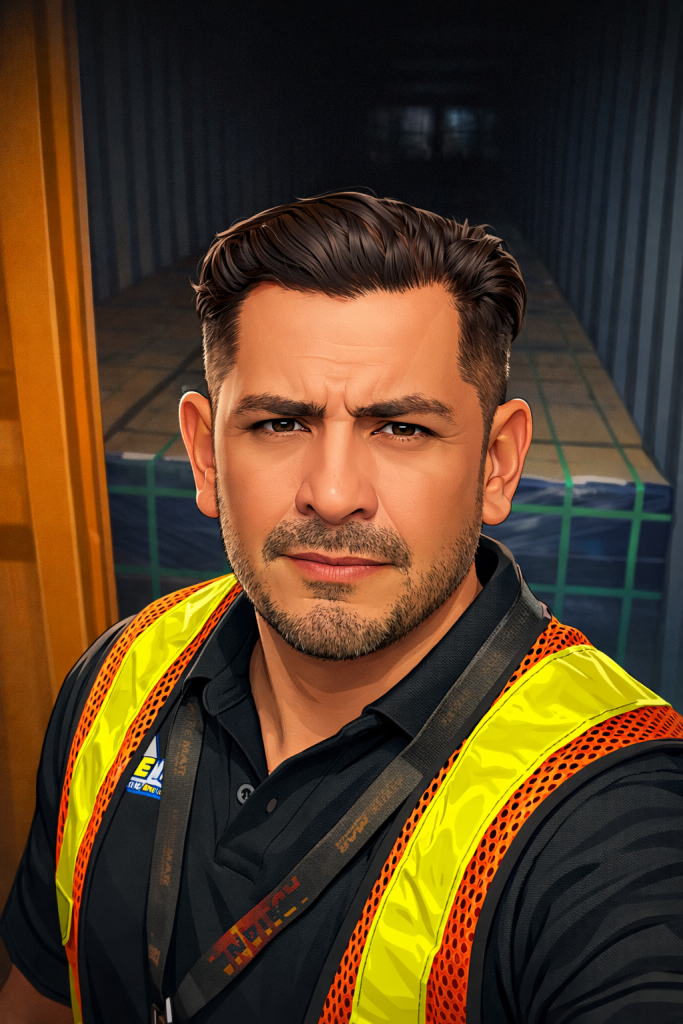 avatar en chaleco de seguridad